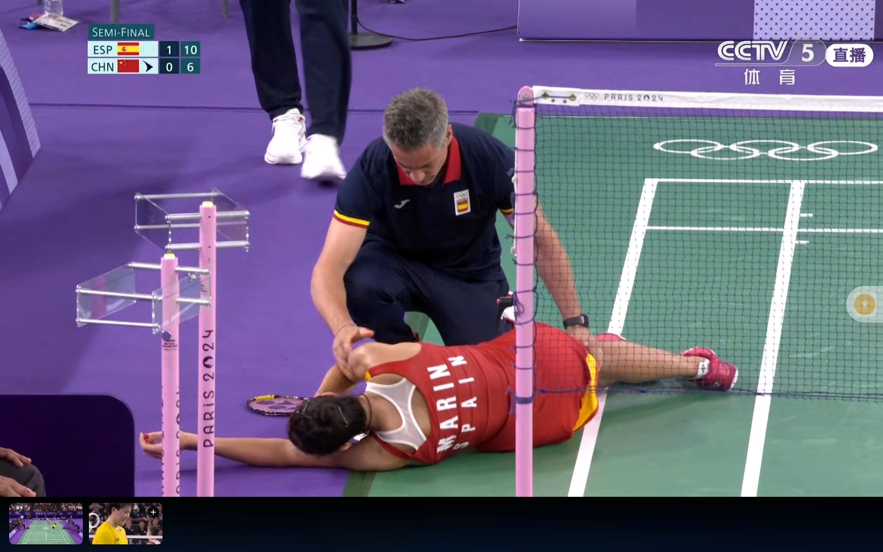 关于法国羽毛球队碾压马来西亚羽毛球队，马琳送出助攻的信息